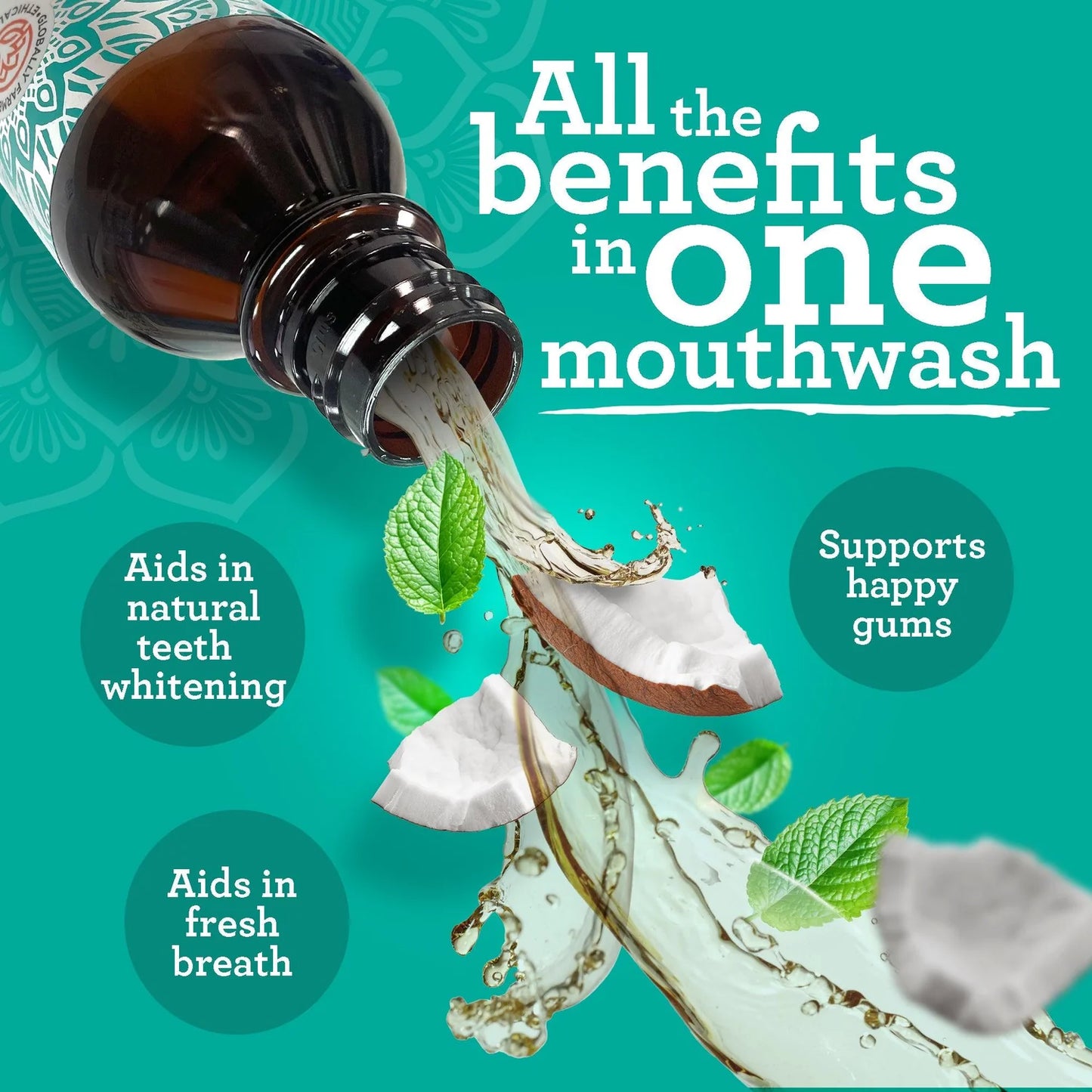 Guru Nanda™️ Coconut Oil Pulling w/ Essential Oil