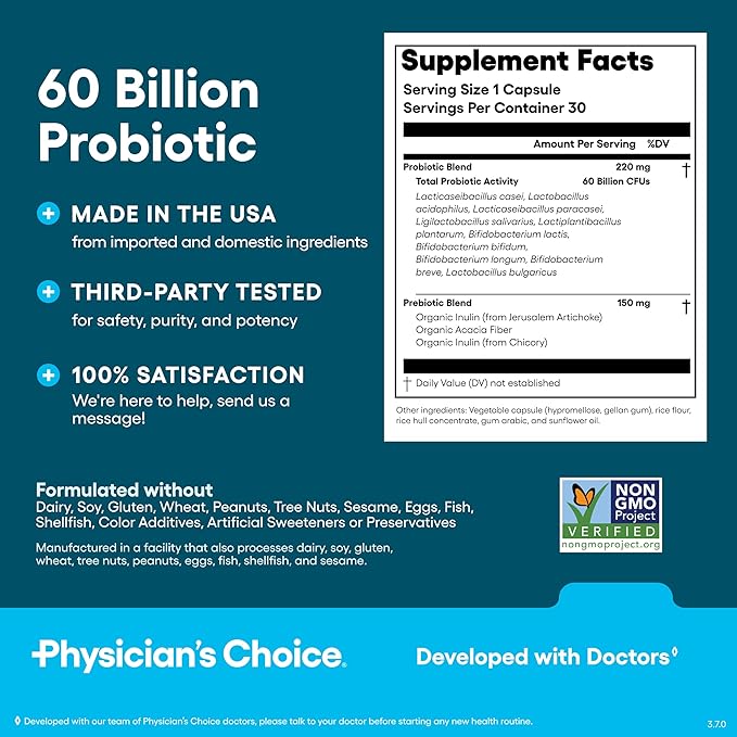 Galmio™ 60 Billion Probiotic Digestive Support