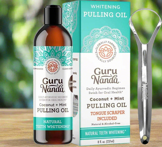 Guru Nanda™️ Coconut Oil Pulling w/ Essential Oil
